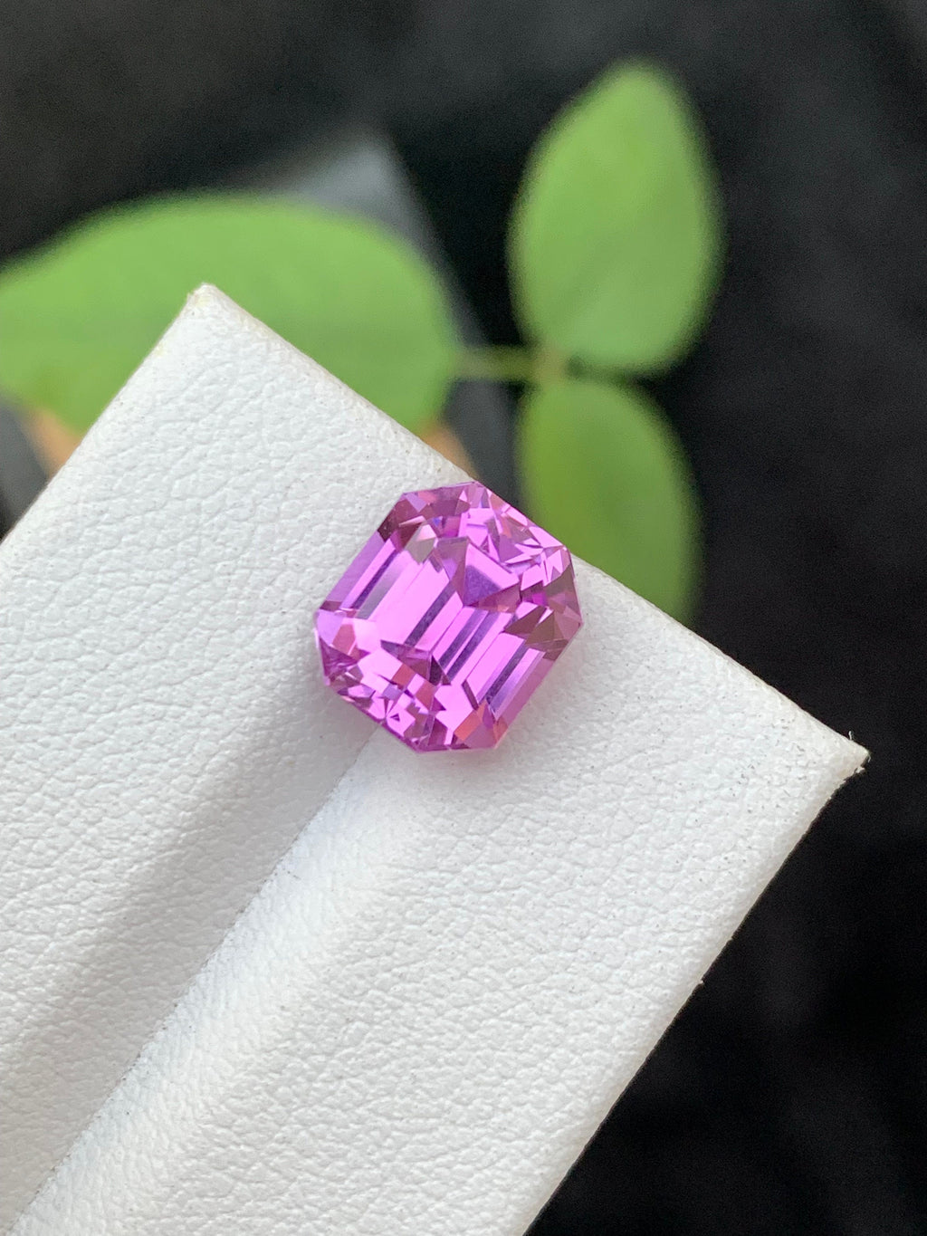 Magenta Pink Kunzite Gemstone: 5.60 CT Octagon Cut, October Birthstone