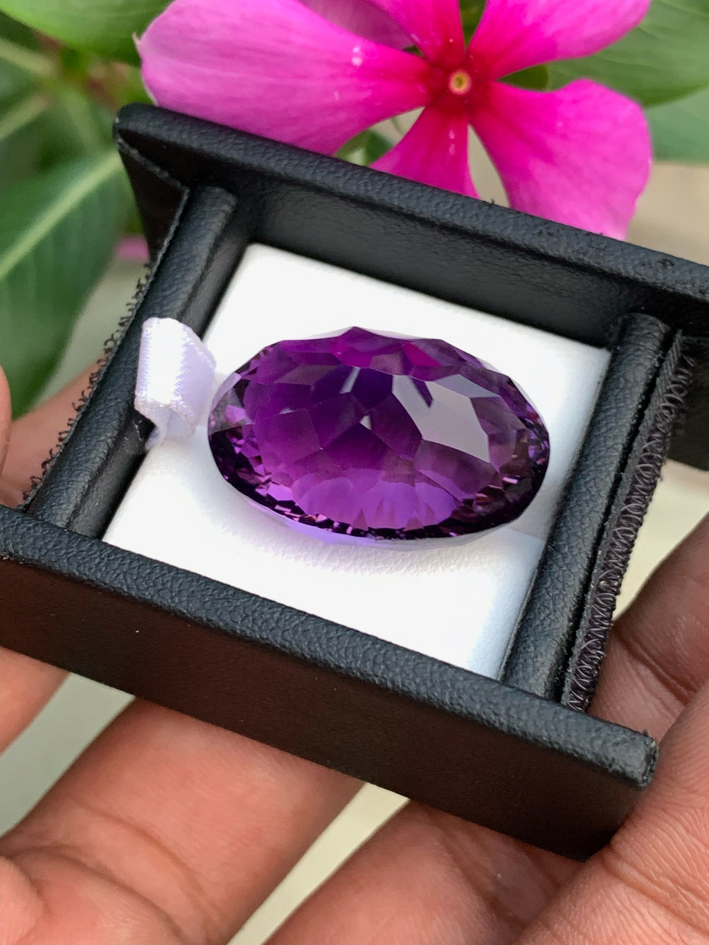 43 Ct Natural Purple Amethyst Oval Loose Gemstone - February Birthstone