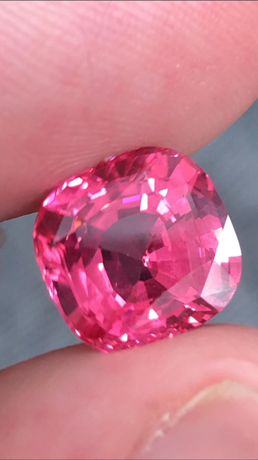 Vivid Pinkish-Red Mahenge Spinel Gemstone: 5 CT Rare Collector's Stone