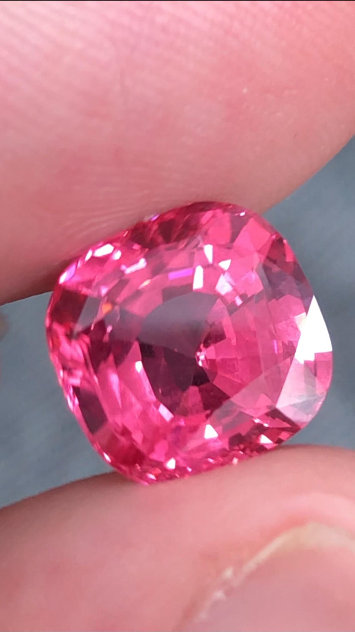 Vivid Pinkish-Red Mahenge Spinel Gemstone: 5 CT Rare Collector's Stone
