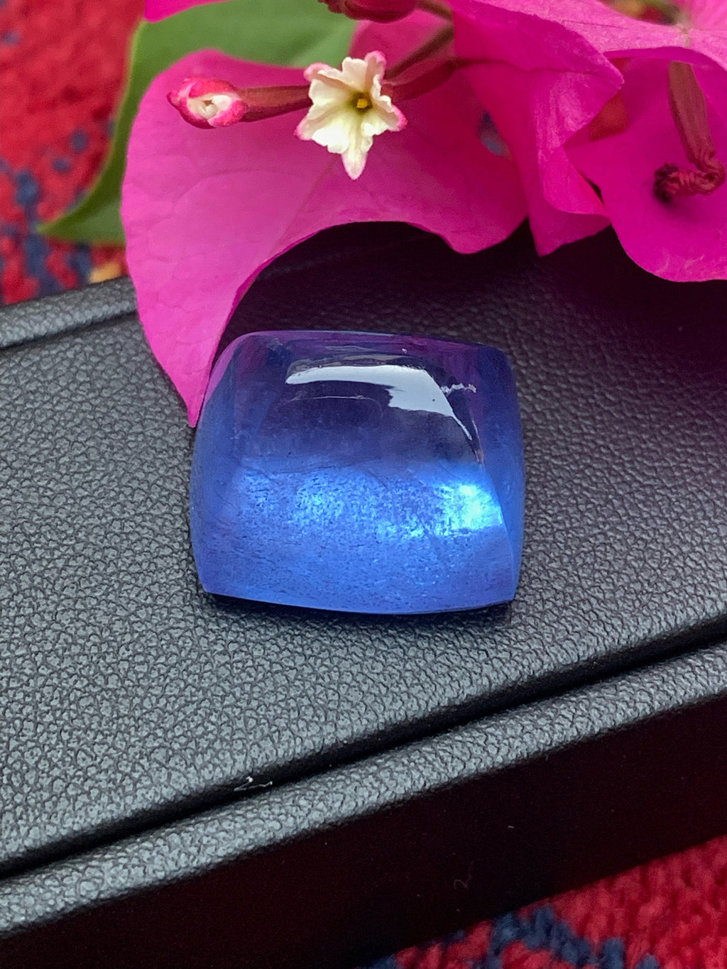 Santa Maria Aquamarine Cabochon: 33.25 Carat Sugarloaf Gem