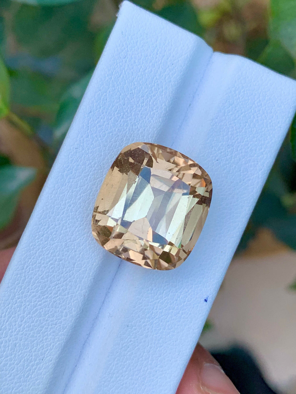 Golden Yellow Topaz: 34.45 CT Cushion Cut Loose Gemstone