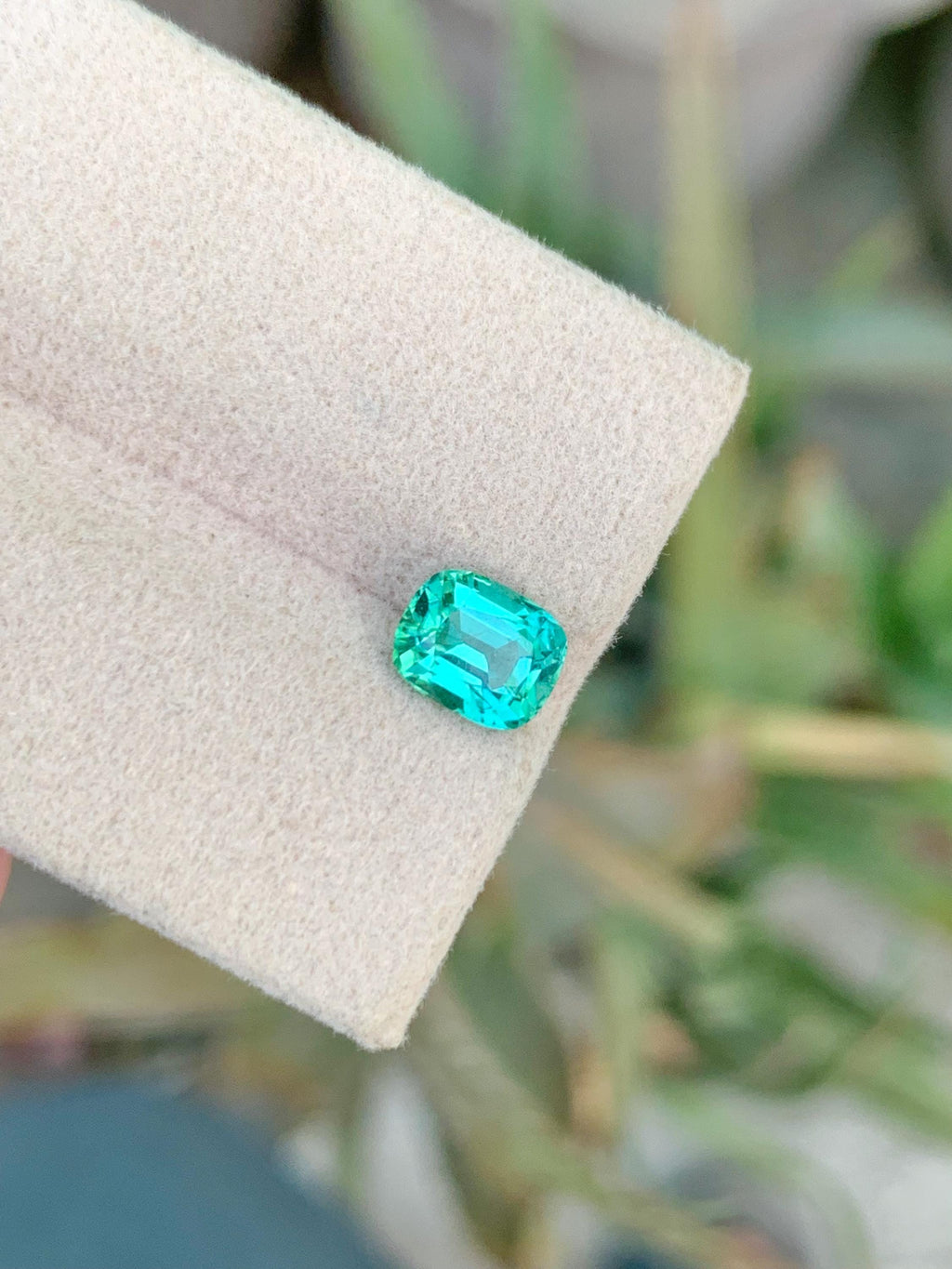 Neon Blue Tourmaline Gemstone: Rare Lagoonish Natural Stone, 1.30