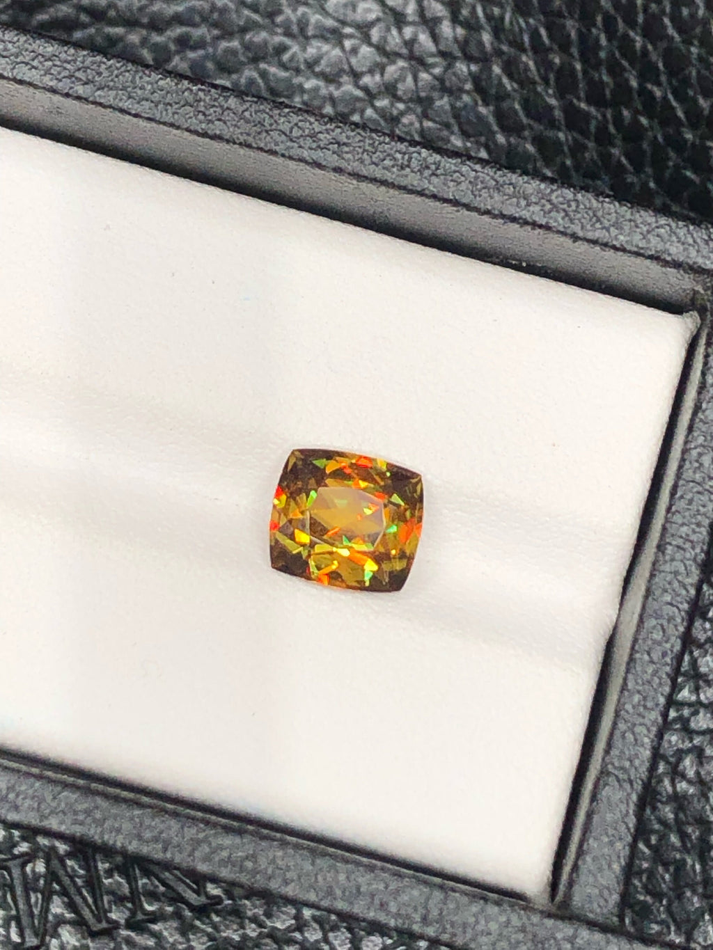 Cushion Cut Sphene Gemstone: 2.30 CT Natural Titanite Stone