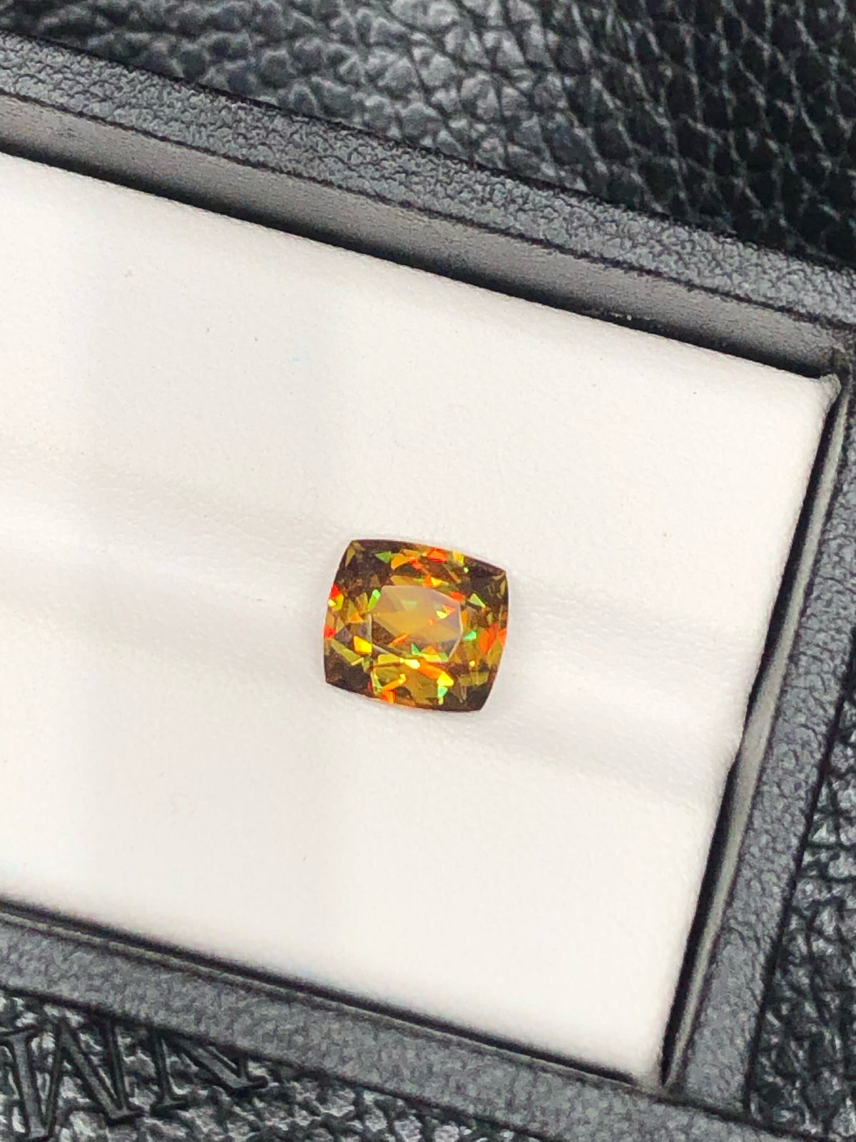 Cushion Cut Sphene Gemstone: 2.30 CT Natural Titanite Stone