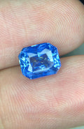 Cornflower Blue Sapphire 2.90ct | Cushion Cut | Sri Lanka | Fine Faceted Loose Gemstone | Collector Quality