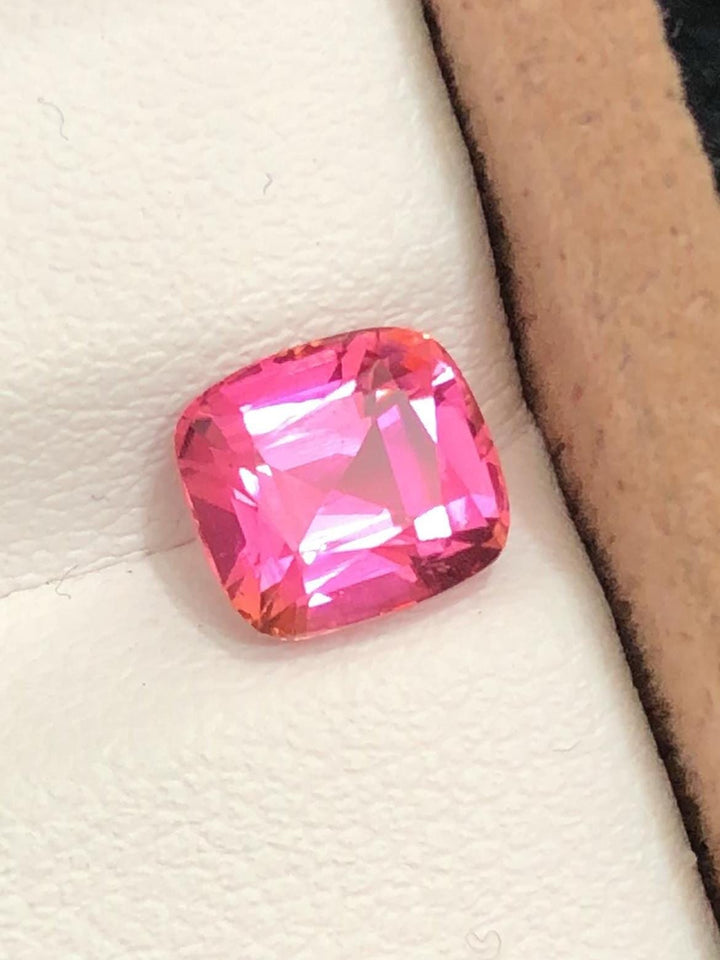 Vivid Pink Rubellite 1.70 Cushion Cut Madagascar