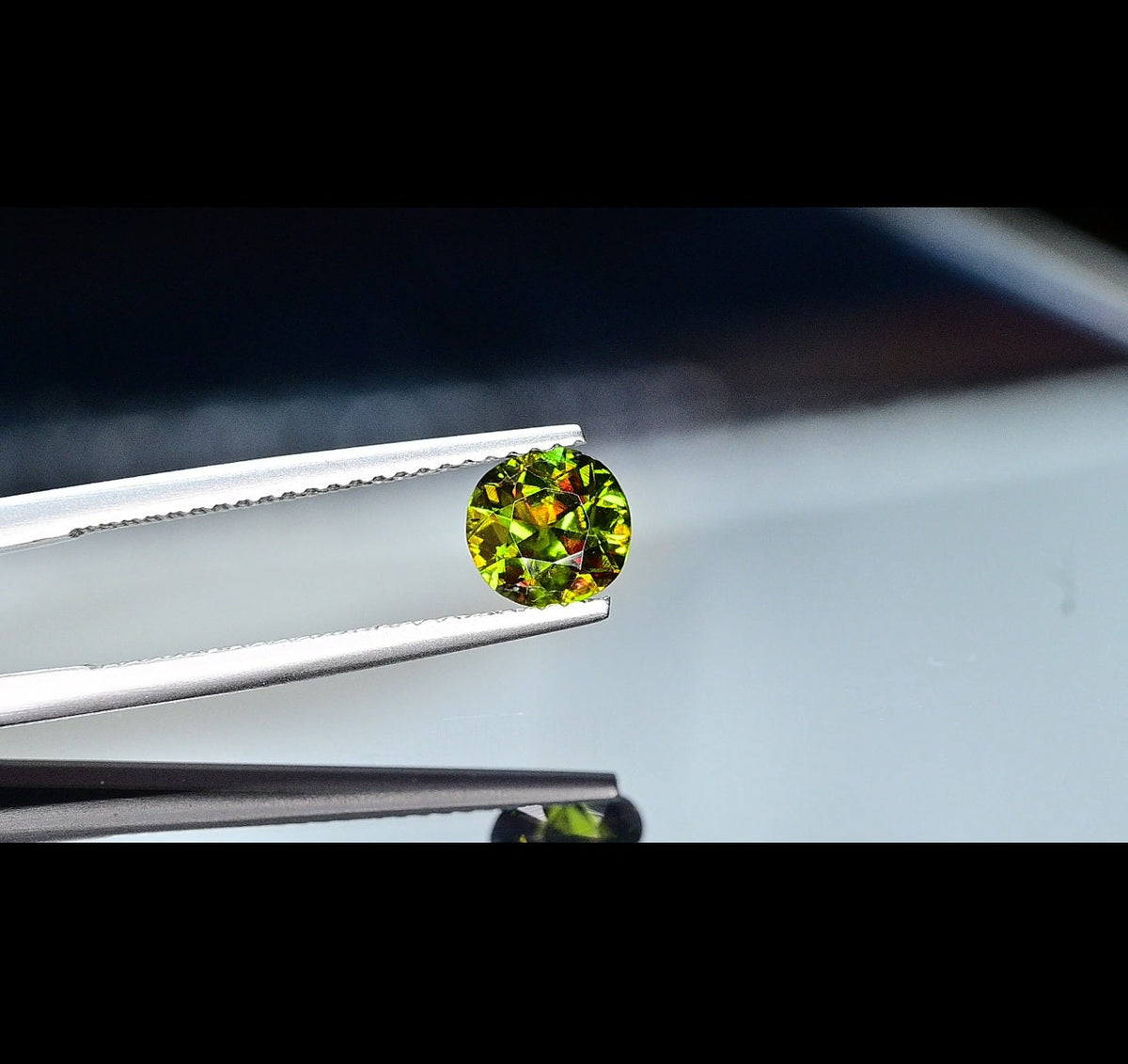 Natural Sphene Gemstone, Diamond Round Cut Ring\Jewelry Size Loose Gemstone. 1.30Carats