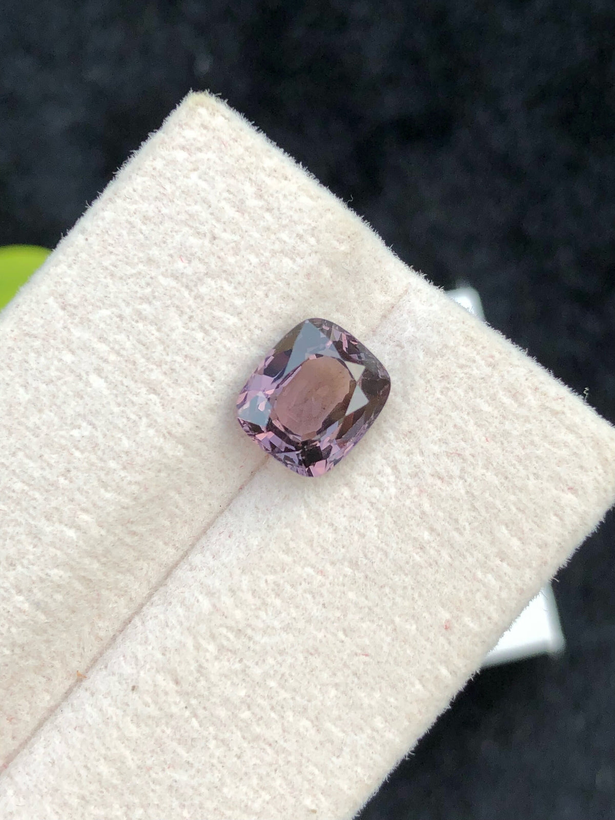 Grayish Pink Spinel Loose Gemstone: 2.25 CT Cushion Cut
