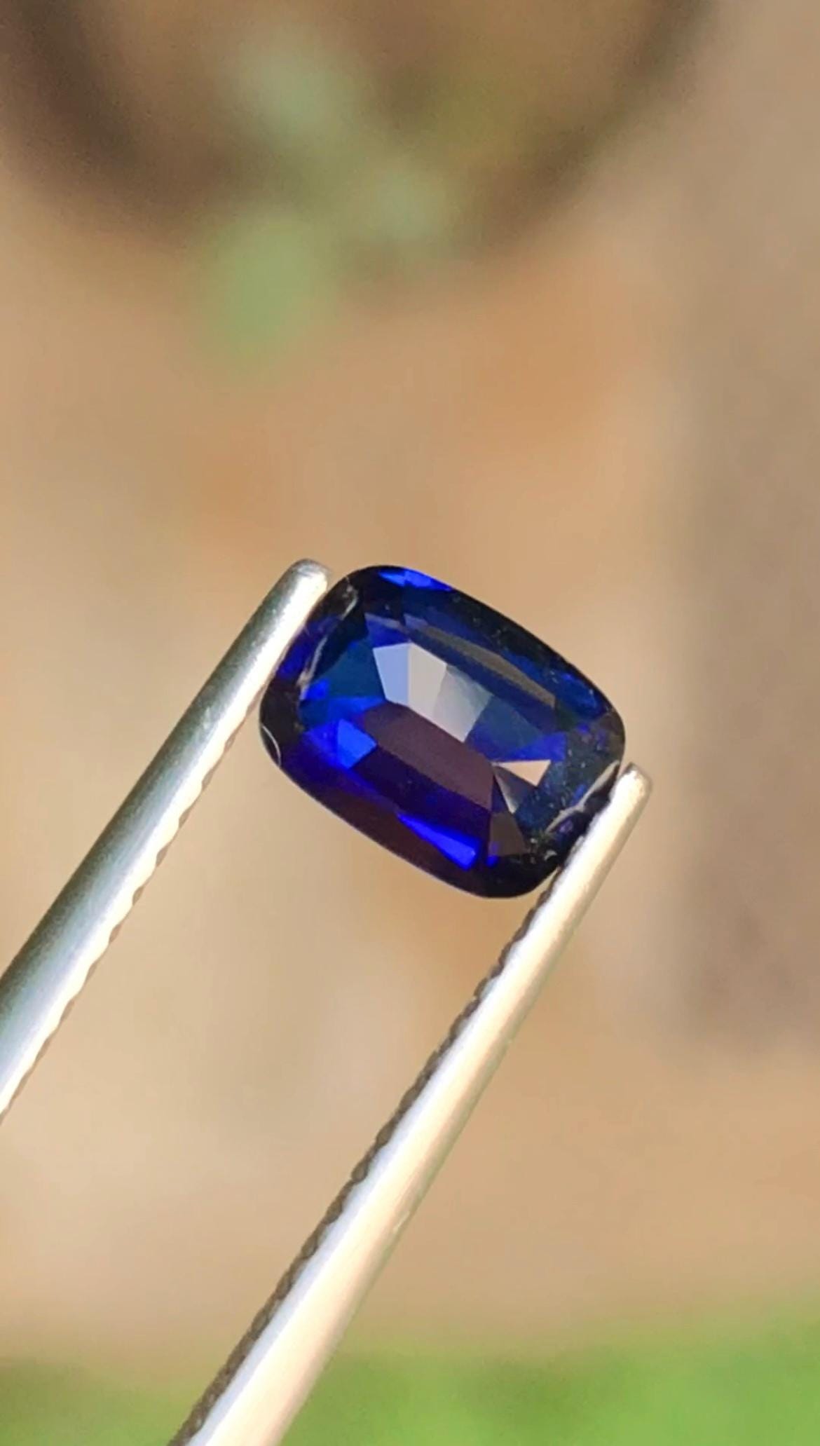 Royal Blue Sapphire 1.03ct Cushion Cut with Certificate – Madagascar Origin