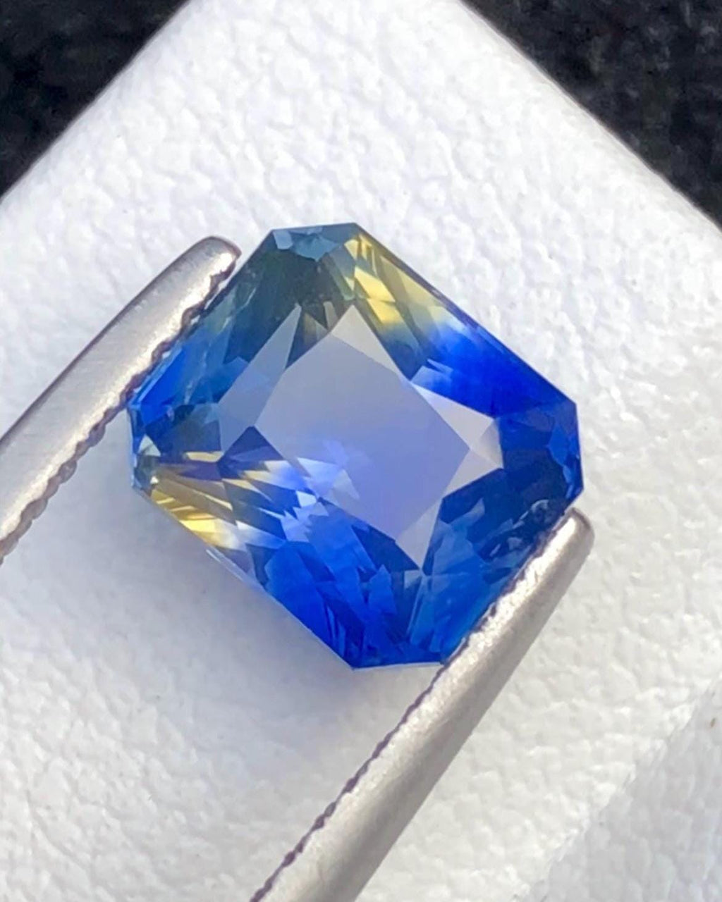 Parti Sapphire 2.12 Carat Octagonal Radiant Cut Loose Gem - Sri Lanka Certified