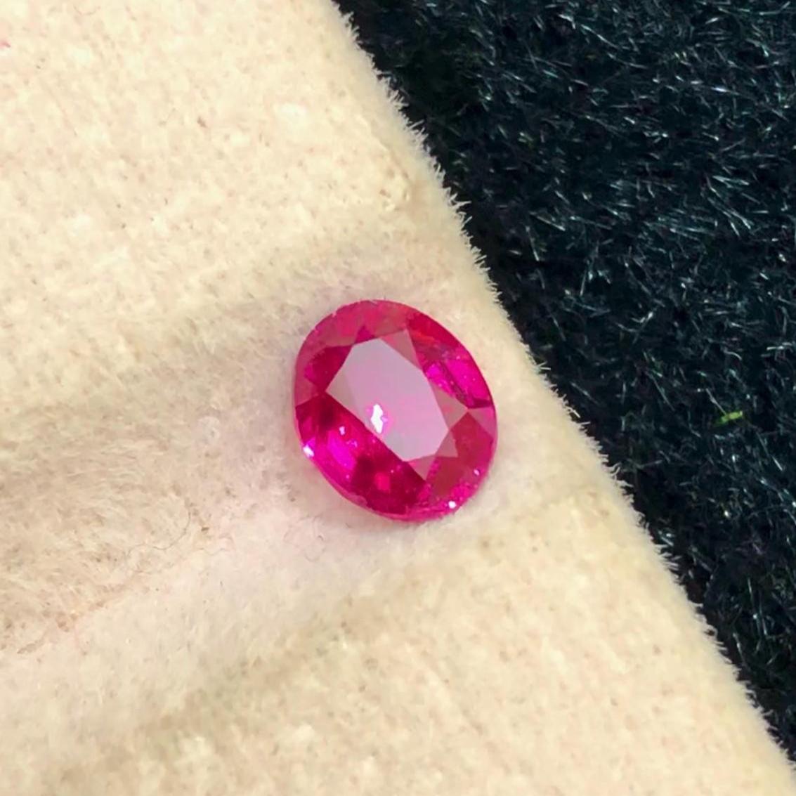 Ruby 0.70 Carat Oval Cut – Jagdalak Afghanistan