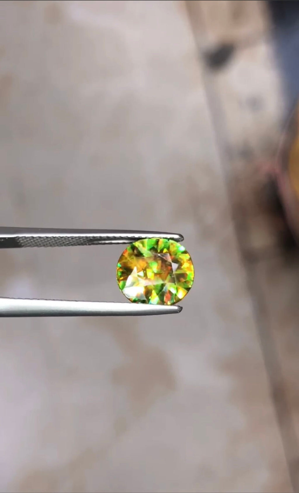 1.80 Carat Nugget Green Chrome Sphene Gemstone: Natural Loose Stone