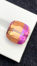 Bi-Color Ametrine 11.70 ct Cushion Cut – Gemstone from Brazil