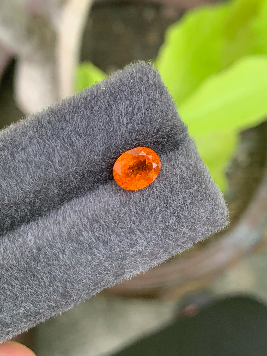 Natural Fanta Garnet Gemstone: Oval Cut, 3.60 CT, January Birthstone