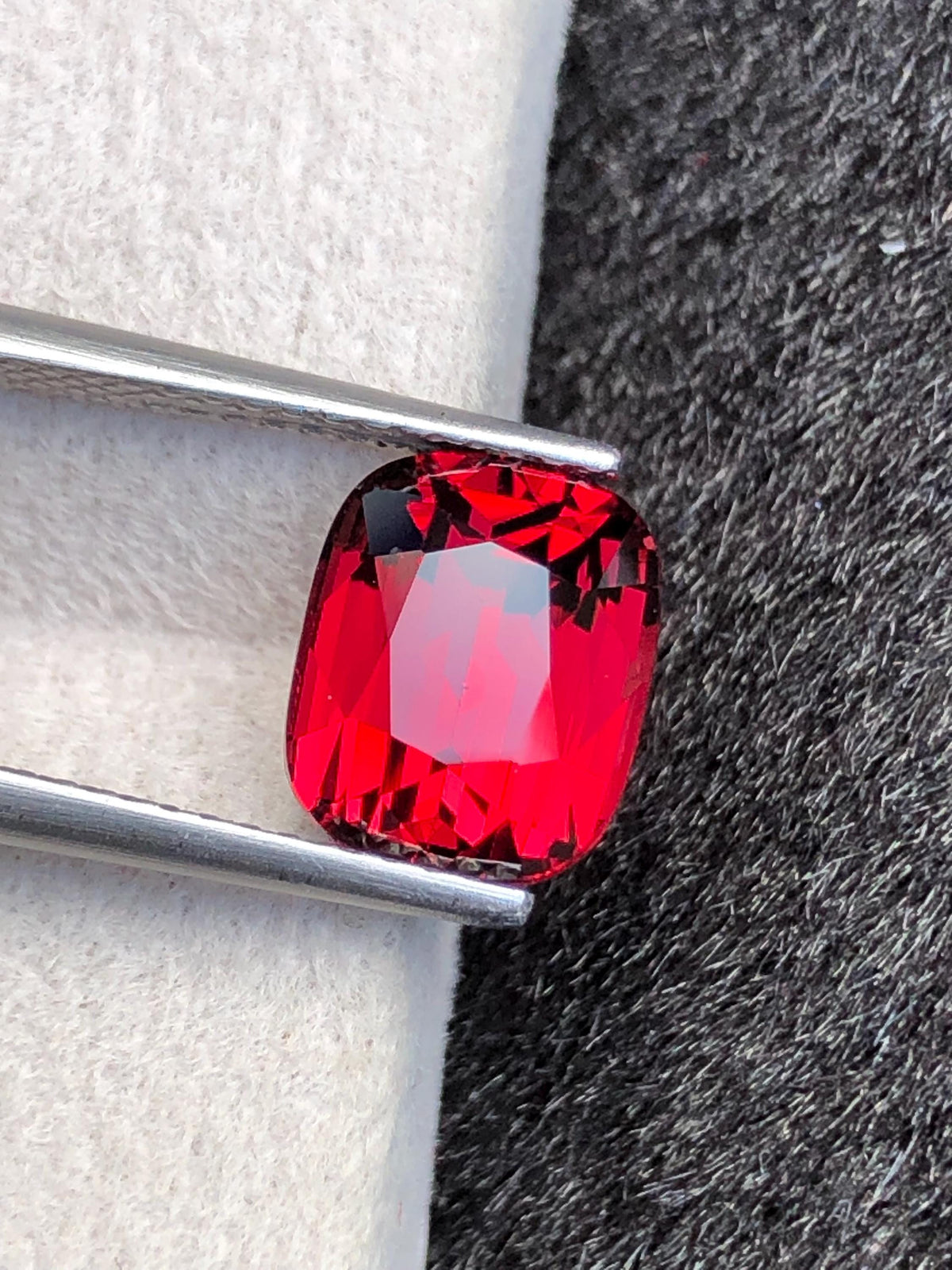 Rhodolite Garnet 3.81ct Cushion Cut – Tanzanian Gemstone