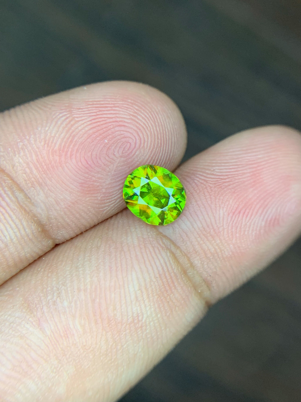 1.10 CT Natural Sphene Gemstone: Oval Cut, Himalayan Origin
