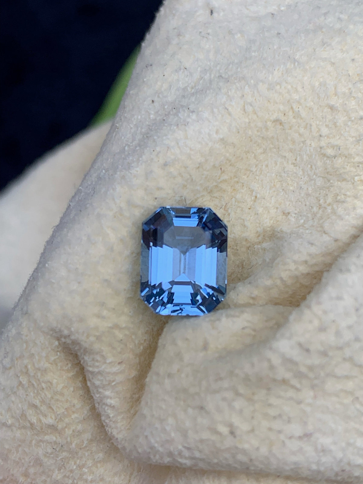 Santa Maria Blue Aquamarine Gemstone: Emerald Cut, 2.25 Carats