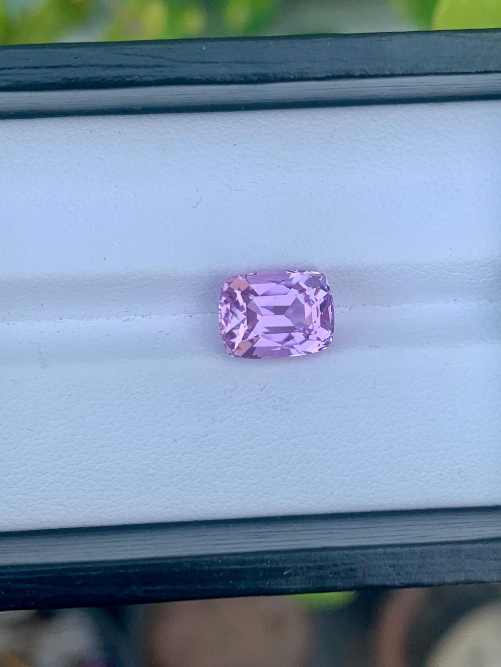 Baby Pink Kunzite Gemstone: 4.10 CT Cushion Cut Spodumene
