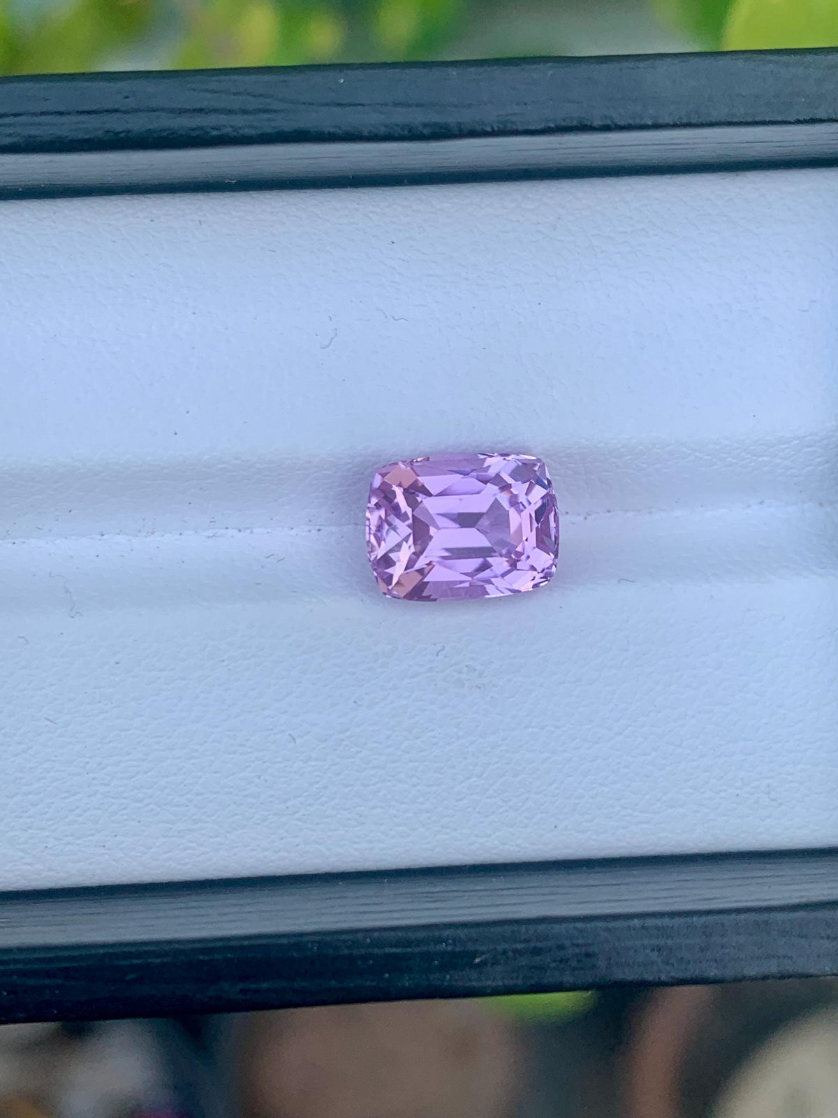 Baby Pink Kunzite Gemstone: 4.10 CT Cushion Cut Spodumene