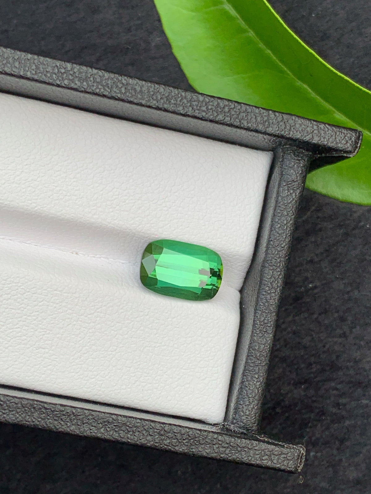 Green Tourmaline Gemstone: 3.05 CT Flawless Cushion Cut, Afghanistan
