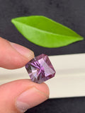 Light Purple Amethyst Gemstone: 13 CT Flawless Ascher Cut Stone