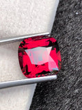 Rhodolite Garnet 4.26ct Cushion Cut Raspberry Pink from Tanzania