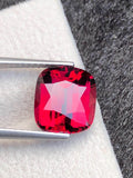 Tanga Mine Rhodolite Garnet 4.81ct Cushion Cut – Raspberry-Tone Tanzanian Gemstone