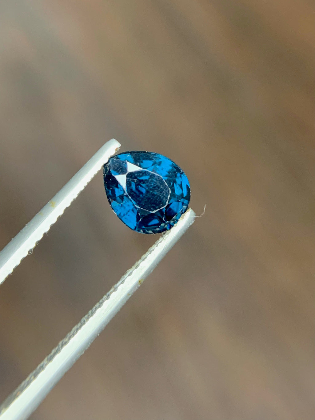 Deep Blue Spinel Gemstone, Faceted Spinel Stone, August Birthstone, 1.55 CT