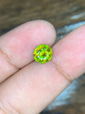 1.10 CT Round Cut Sphene Gemstone: Himalayan Origin