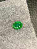 Zambia Emerald Gemstone: Oval Cut, Natural Green Emerald, 2.92 CT