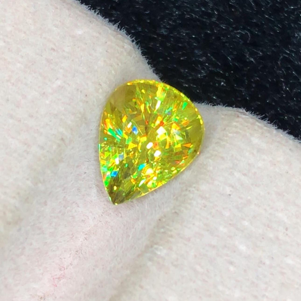 Heart Shape Sphene 1.70ct with Brilliant Fire – Pakistan Origin