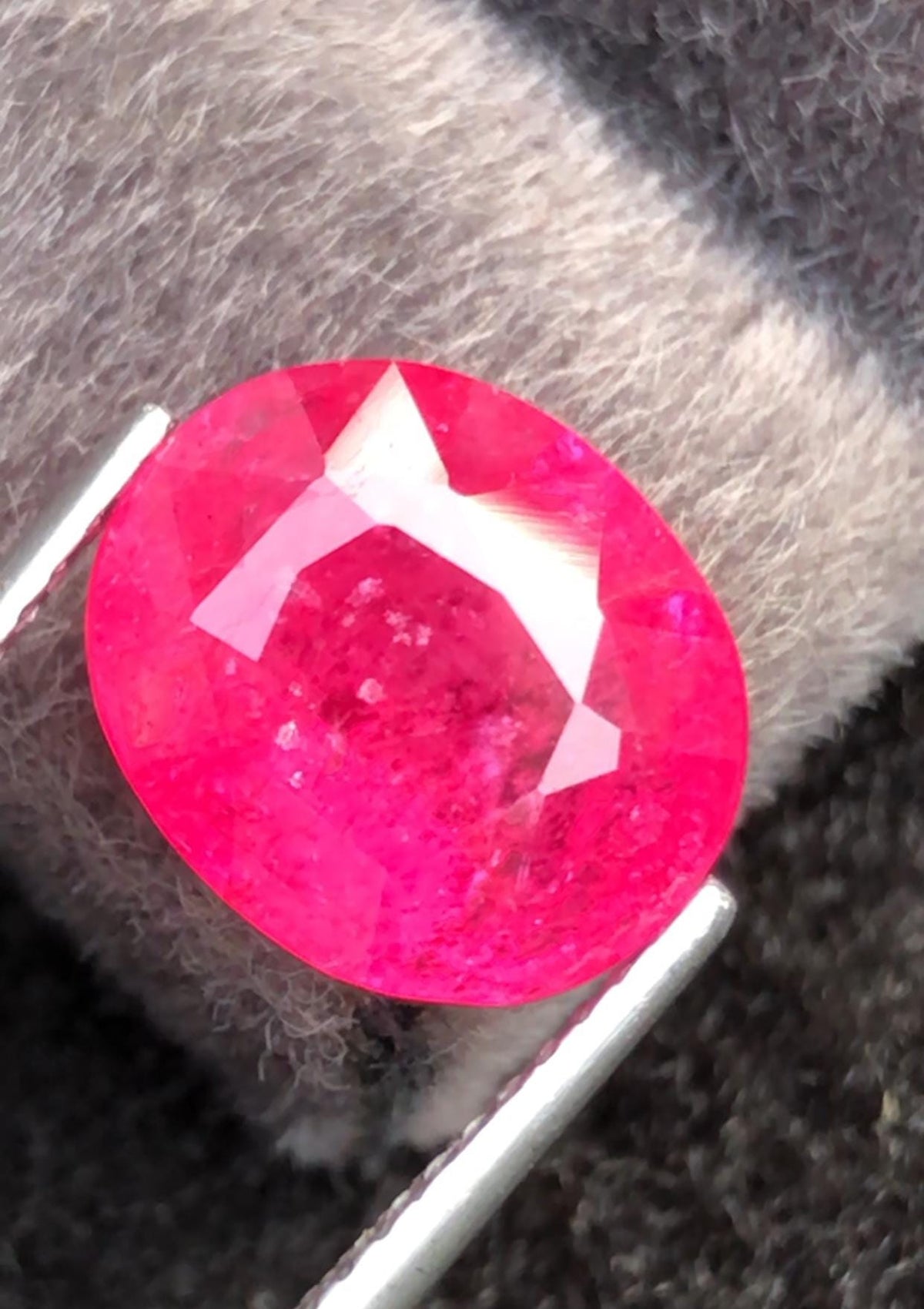 Certified Mahenge Spinel 4.46 Cts Reddish Pink Vibrant Natural Spinel