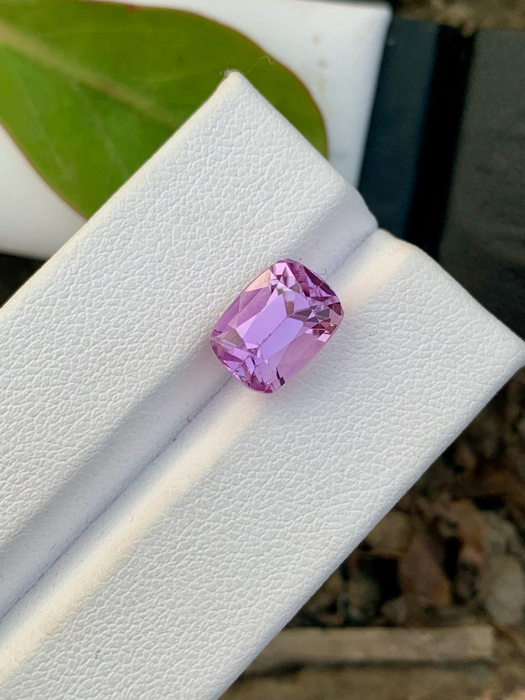 Lavender Pink Kunzite Gemstone: 5.10 CT Cushion Cut, Afghanistan