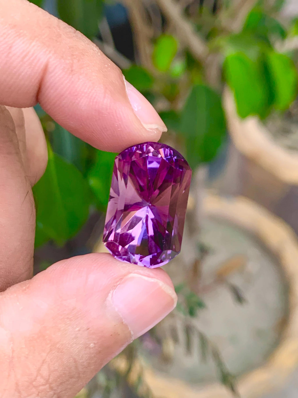 Amethyst 23.20ct Fancy Cut Purple Gemstone from Brazil