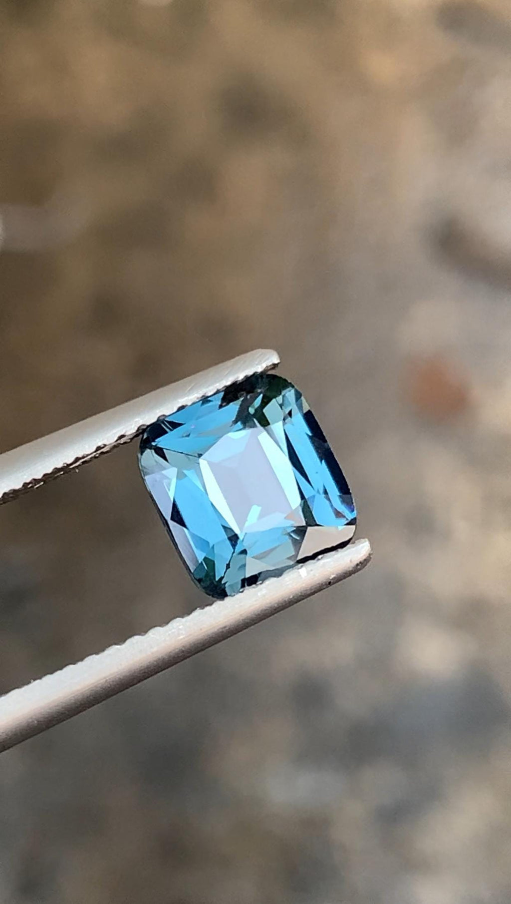 1.81 CT certified Faceted Cobalt Blue Spinel Gemstone: August Birthstone