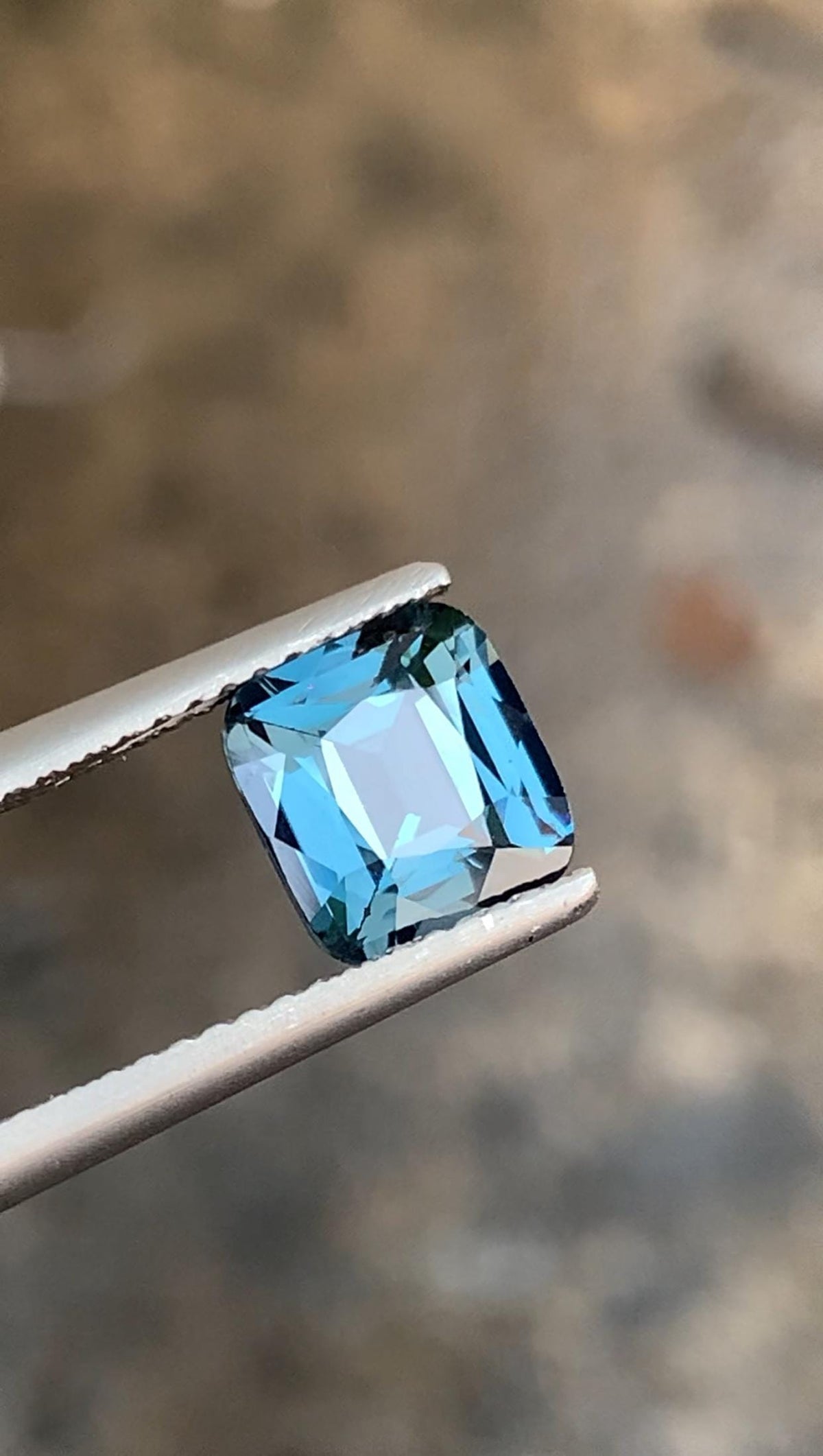 1.81 CT certified Faceted Cobalt Blue Spinel Gemstone: August Birthstone