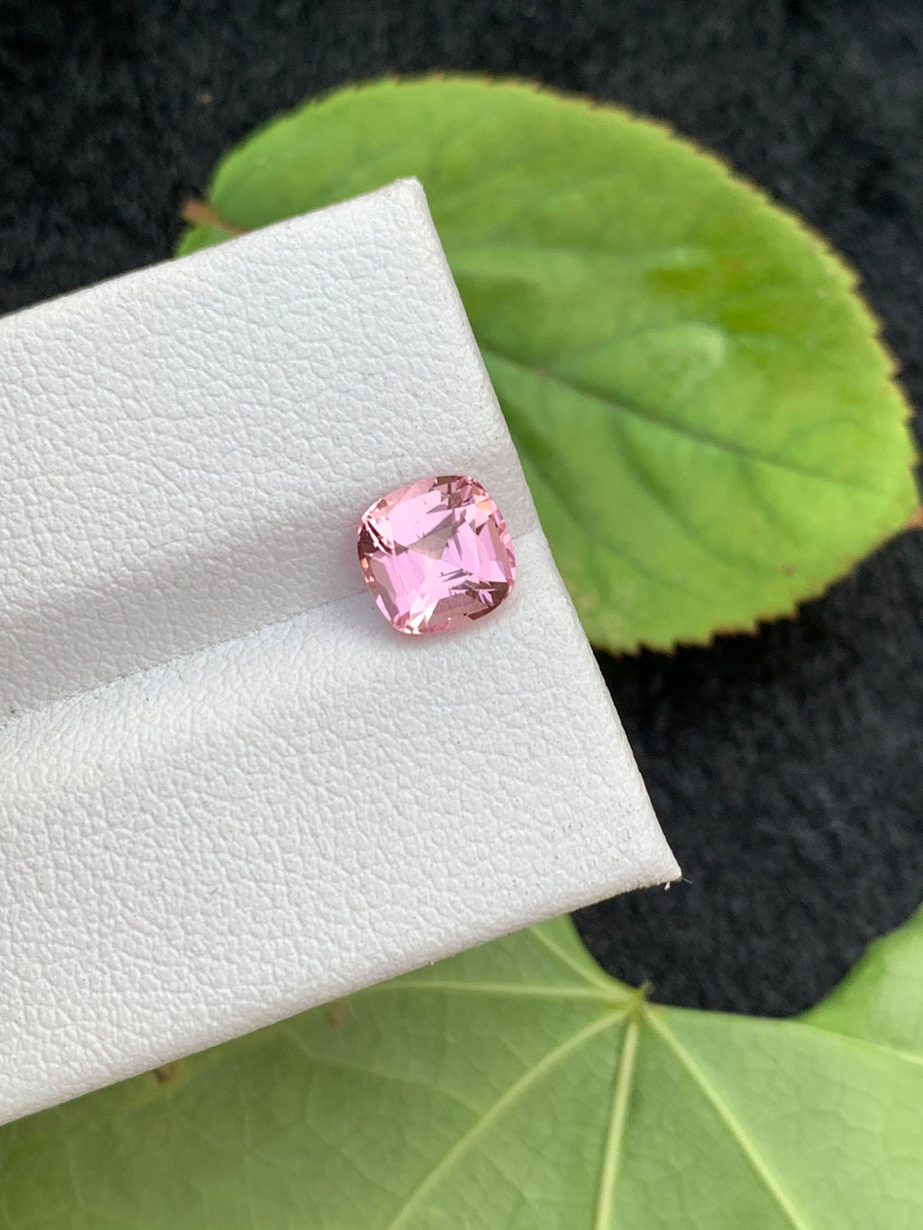 Natural Pink Tourmaline Gemstone: Cushion Cut, Afghanistan Origin (6x6x5 MM)