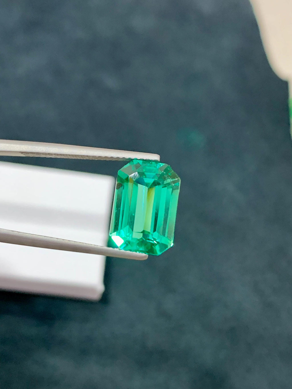 Hiddenite 8.45ct Octagonal Emerald Cut Gemstone from Afghanistan