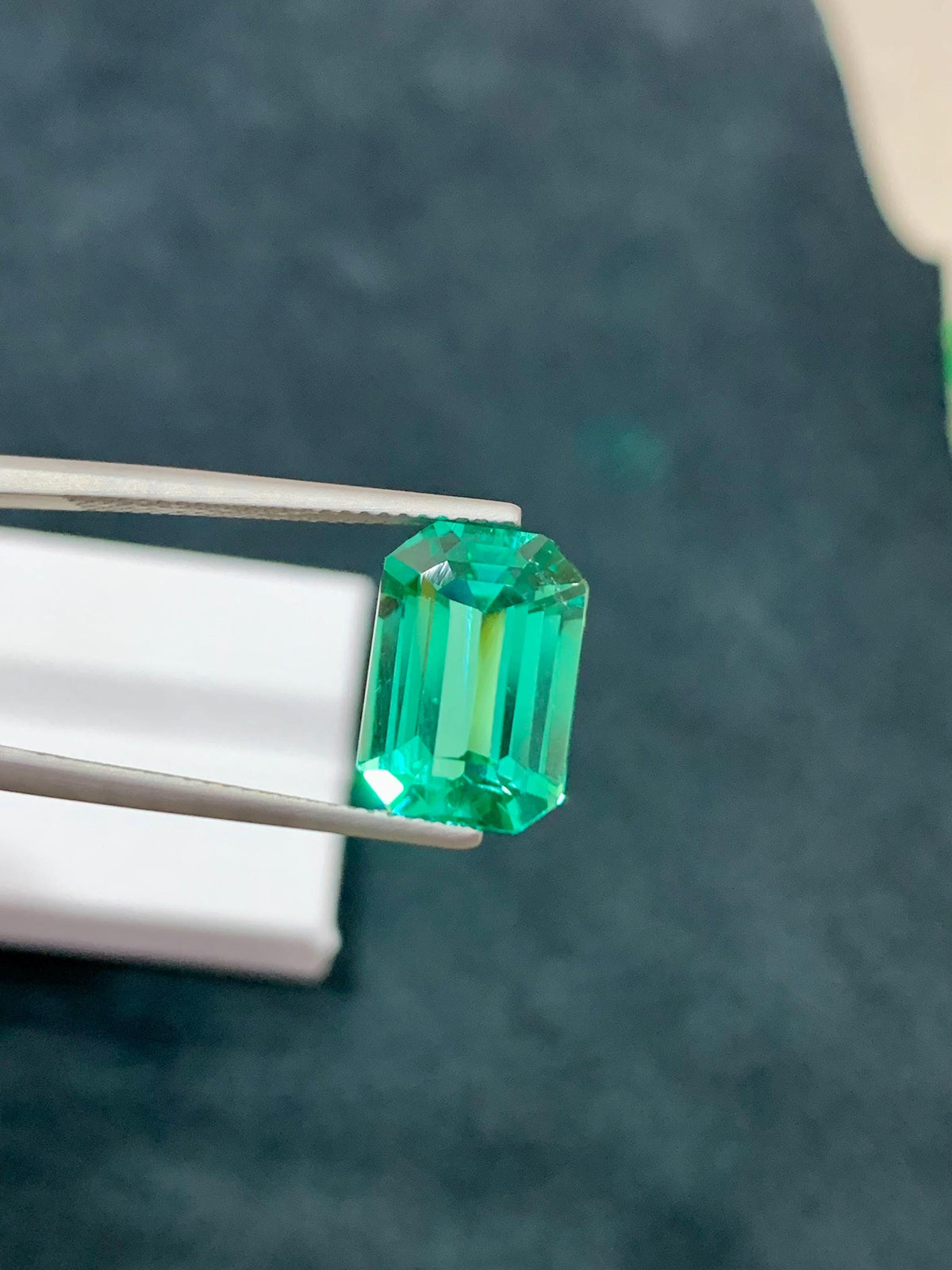 Hiddenite 8.45ct Octagonal Emerald Cut Gemstone from Afghanistan