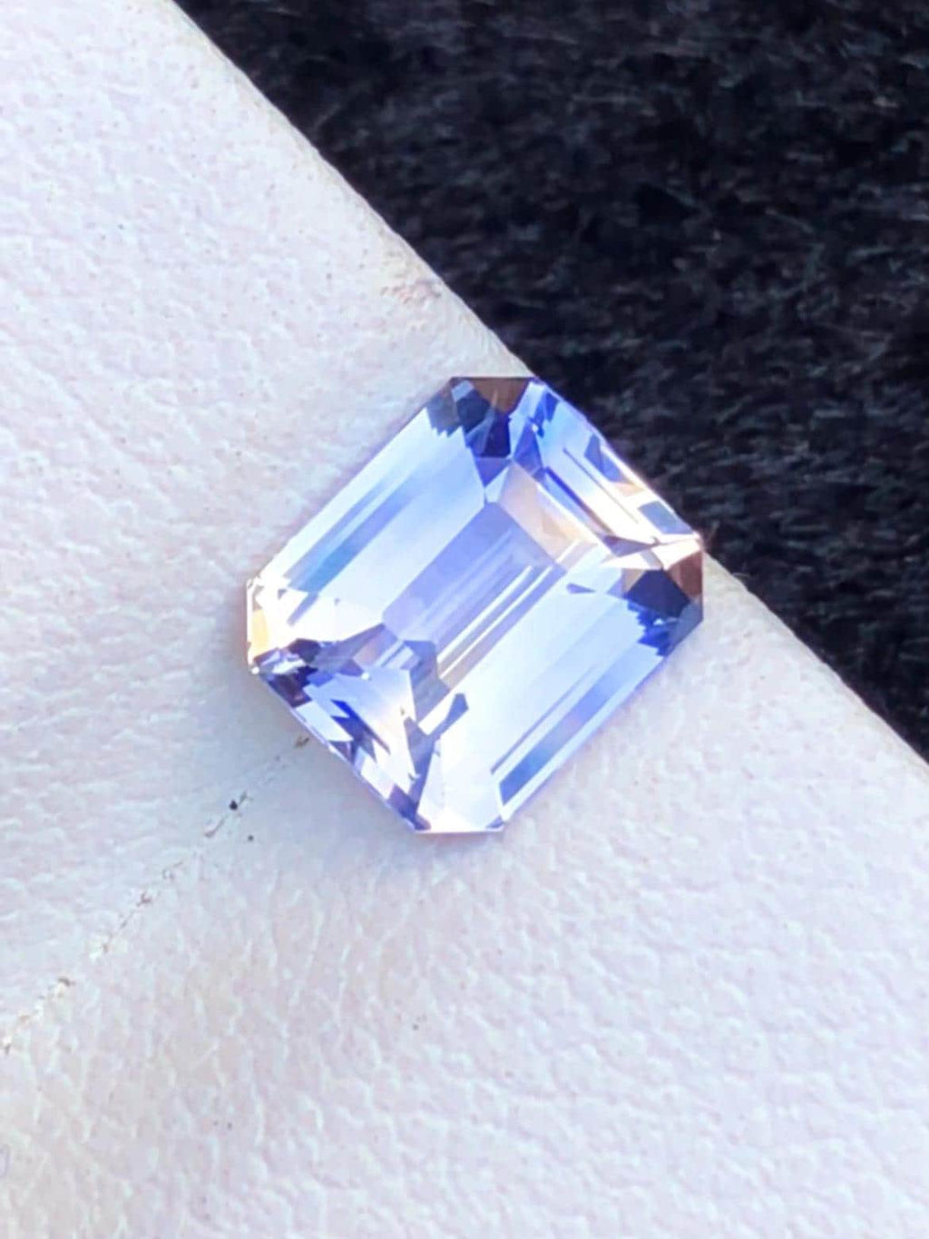 Violet-Blue Sapphire 2.05ct Emerald Cut • Sri Lanka