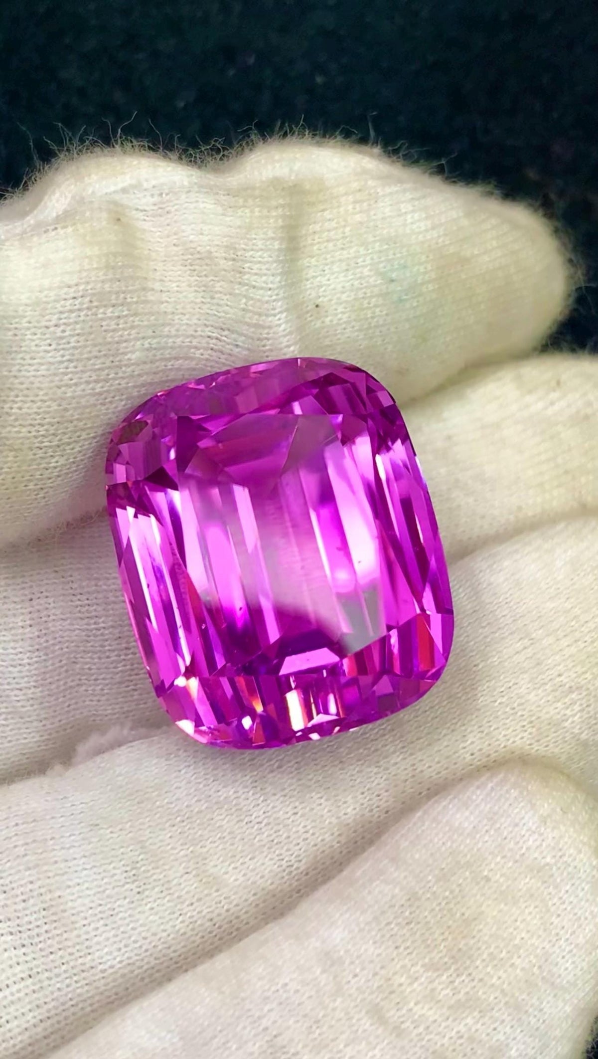 Pink Kunzite 65.20ct Cushion Cut Gemstone from Afghanistan – Elegant Sparkling Pink Gem