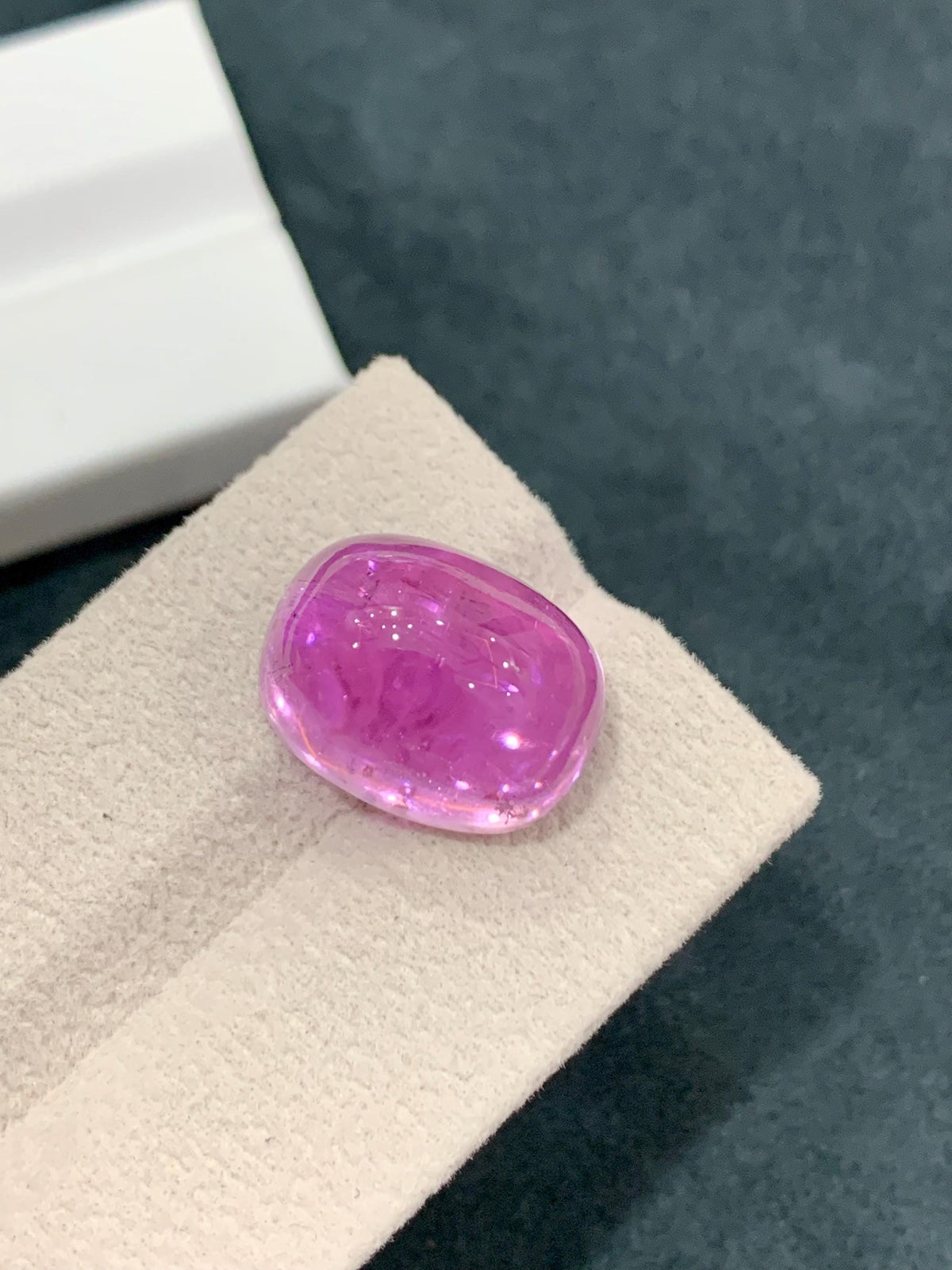 Pink Kunzite 20.35ct Cabochon Gemstone | Ovalish Shape from Afghanistan