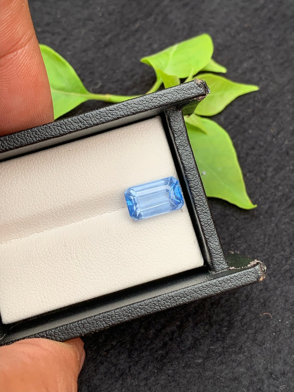 Santa Maria Blue Aquamarine Gemstone: Emerald Cut, March Birthstone, 3.85 Carats