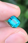 Lagoon Tourmaline 1.85ct Cushion Cut Loose Gemstone from Afghanistan
