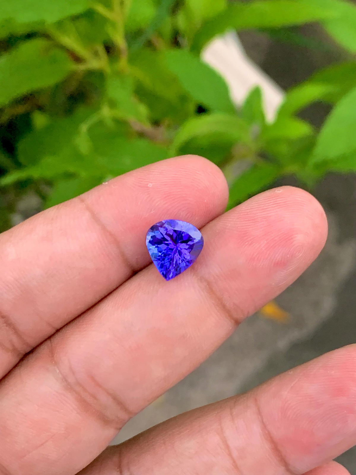 Natural Tanzanite Gemstone: 2.72 Carat Pear Shape, December Birthstone