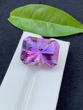 Pink Purple Amethyst Gemstone: Custom Cut Loose Gem (37 CT)