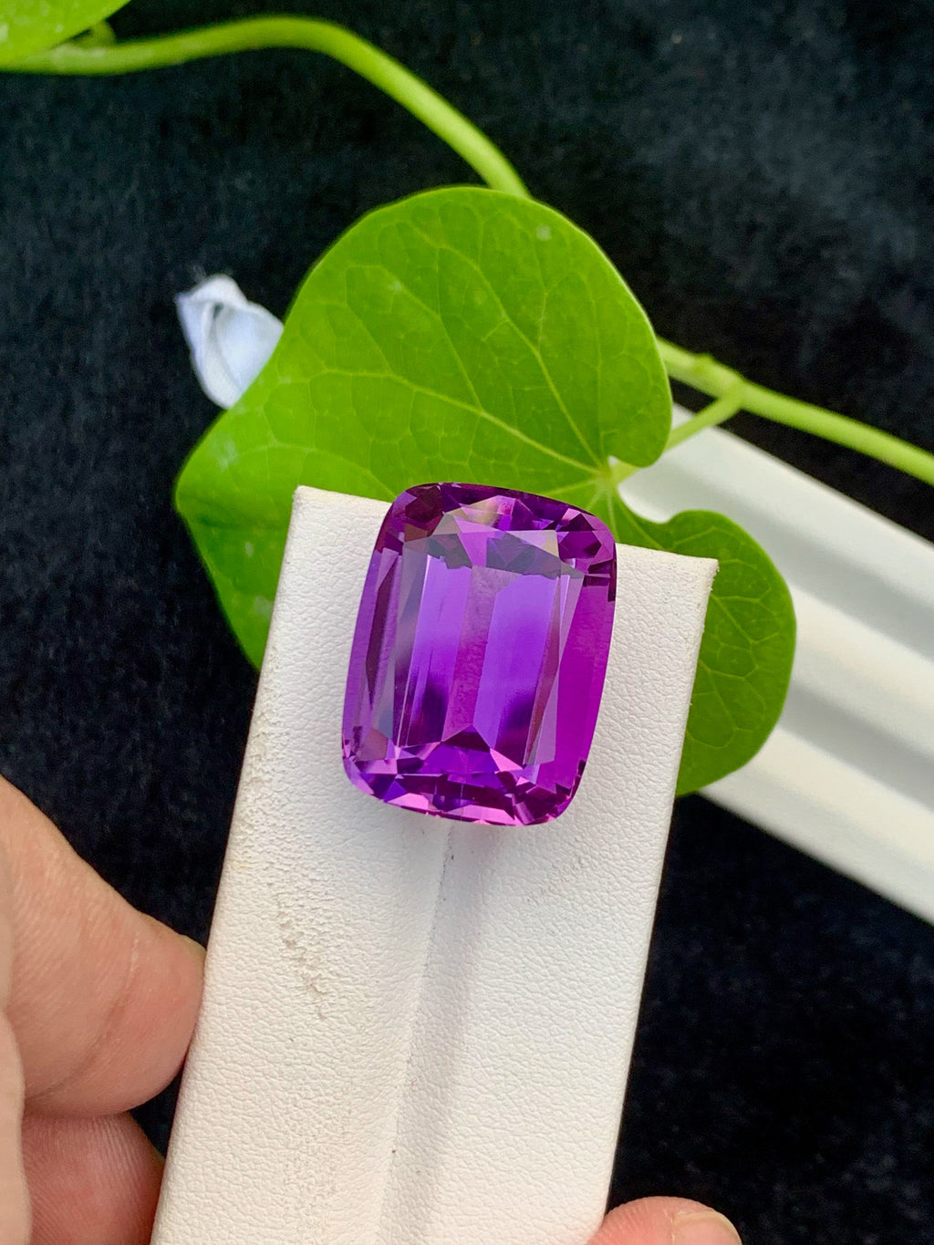 Natural Purple Amethyst Stone: 40.90 CT Cushion Cut Gemstone