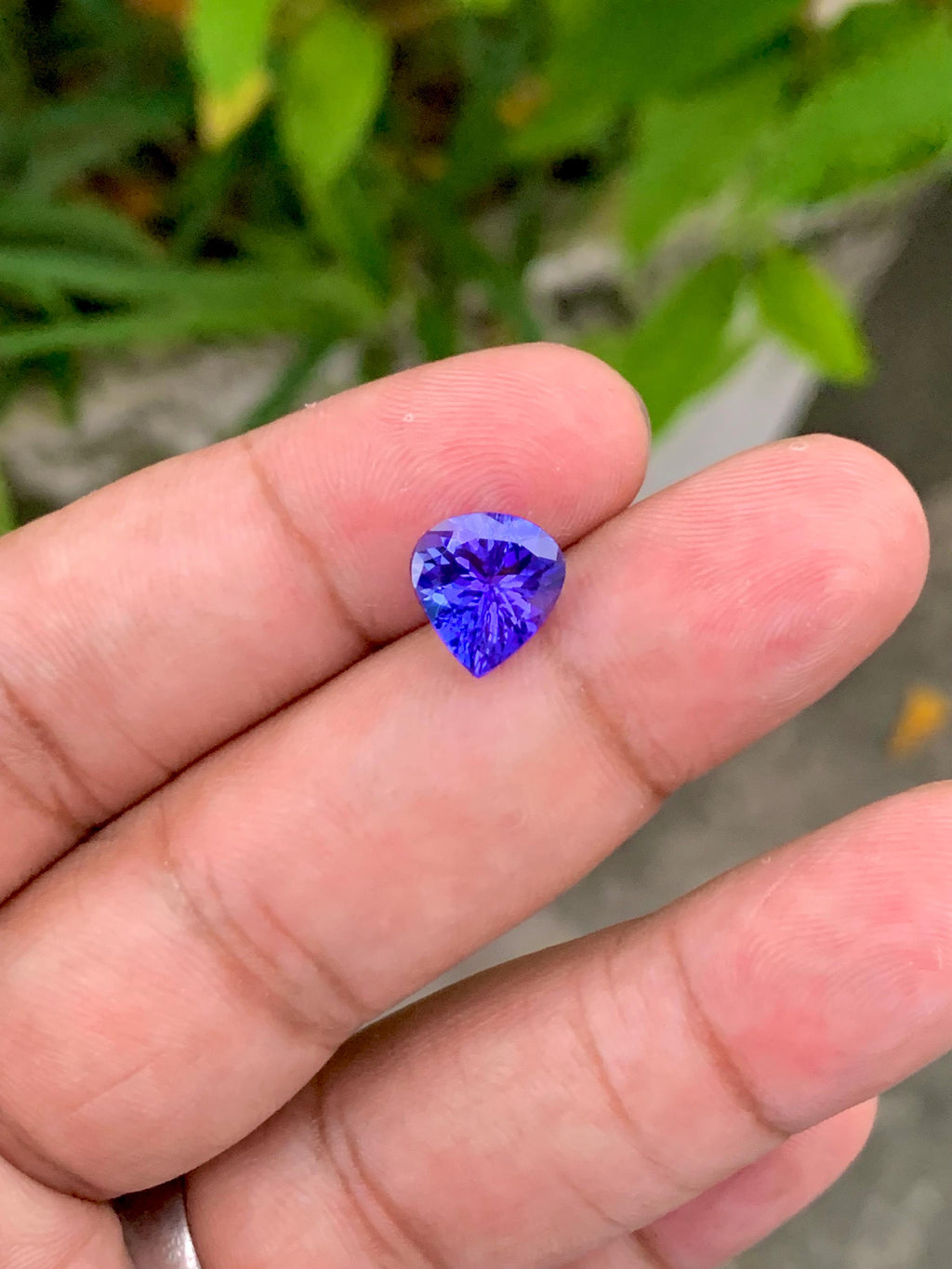 Natural Tanzanite Gemstone: 2.72 Carat Pear Shape, December Birthstone