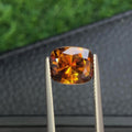 Cushion Cut Sphene Gemstone 3.65 CT: Rare Titanite with Trichroism